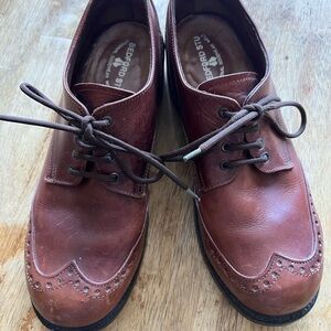 BEDFORD STU ORIGINAL
GOODYEAR WELT Men's Brown Leather Oxford Shoes